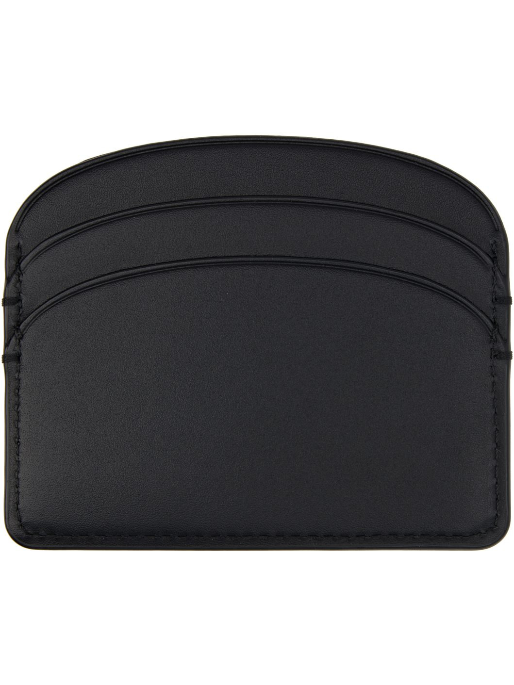 Black Demi-Lune Card Holder - 2