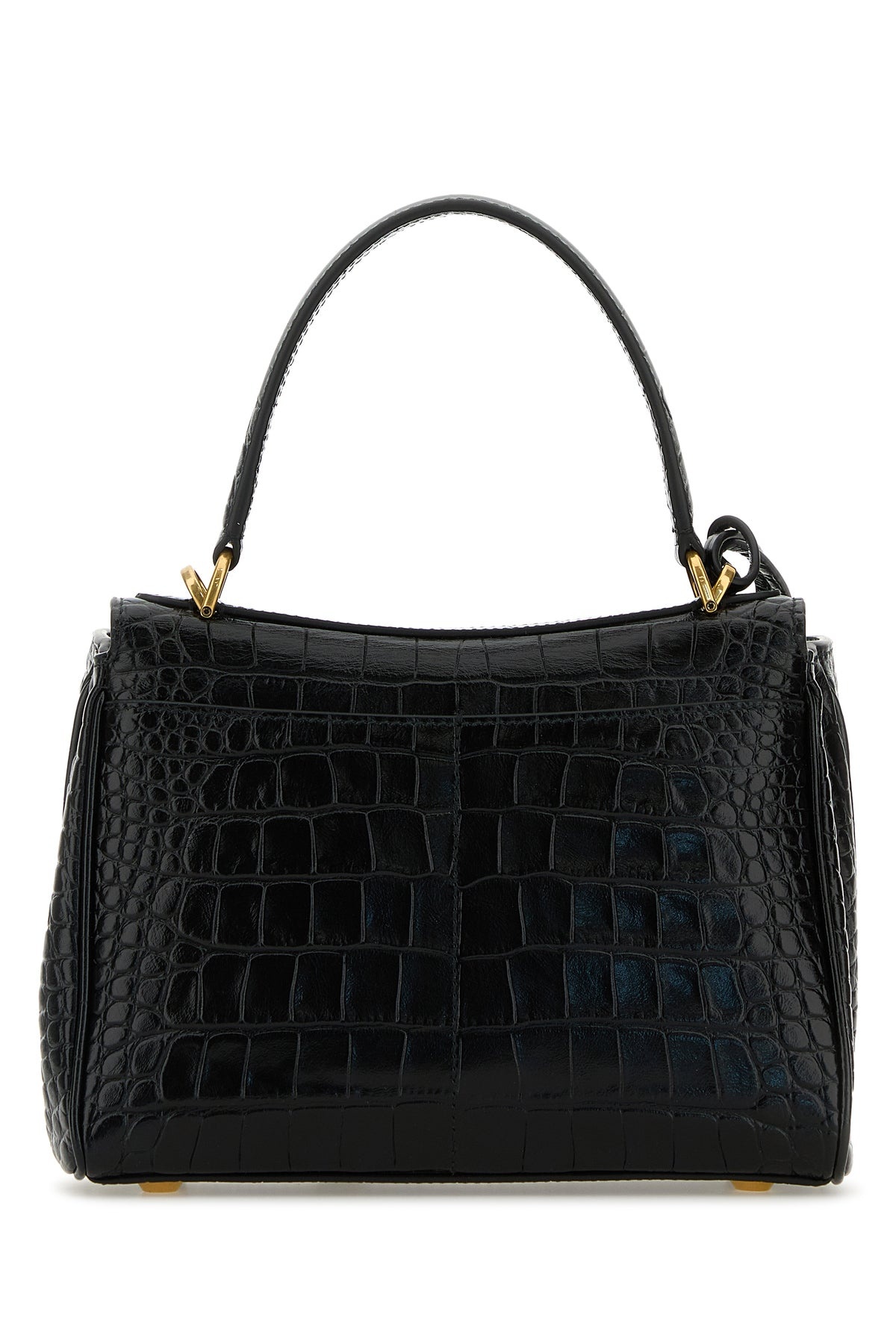 Black leather mini Rodeo handbag - 3