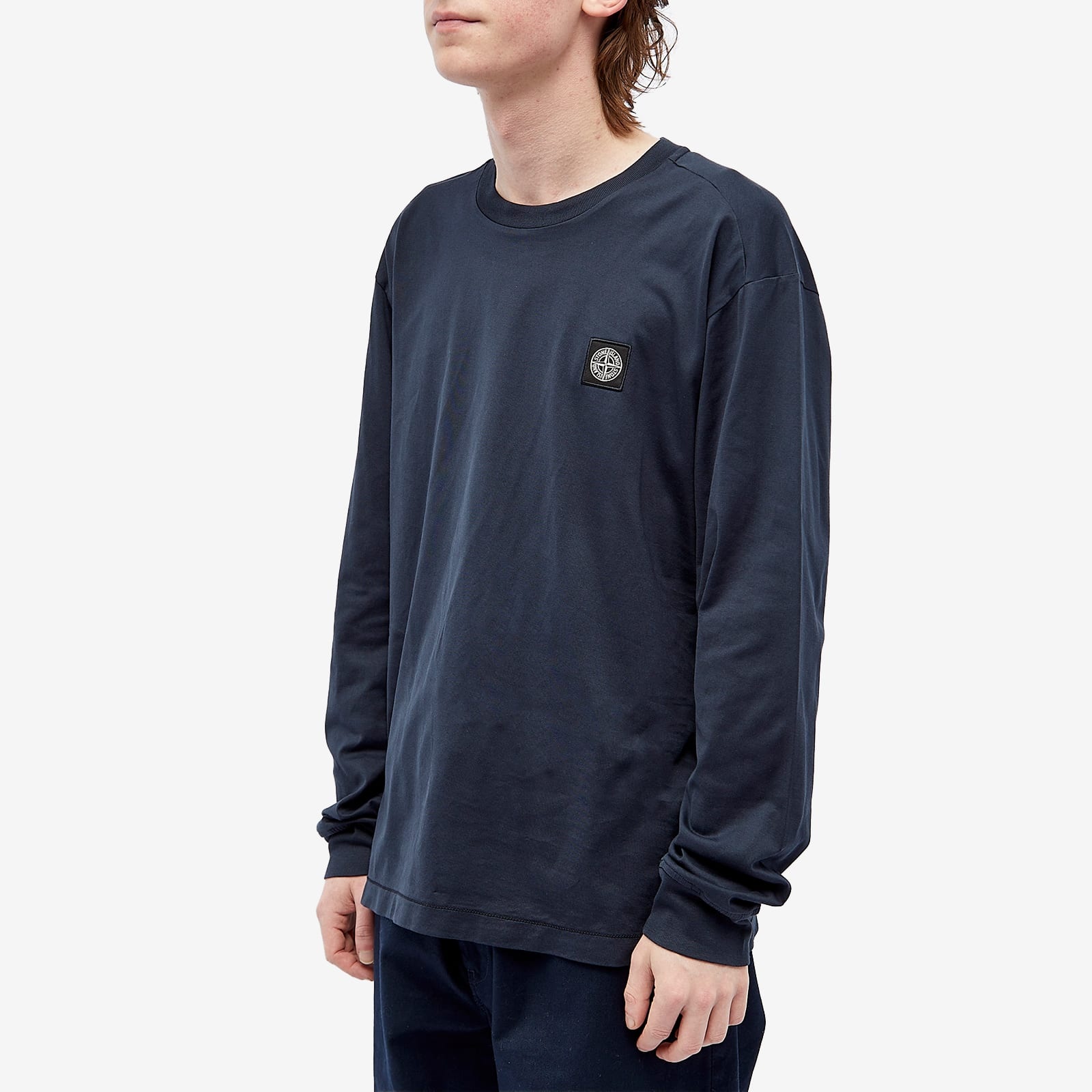 Stone Island Long Sleeve Patch T-Shirt - 2