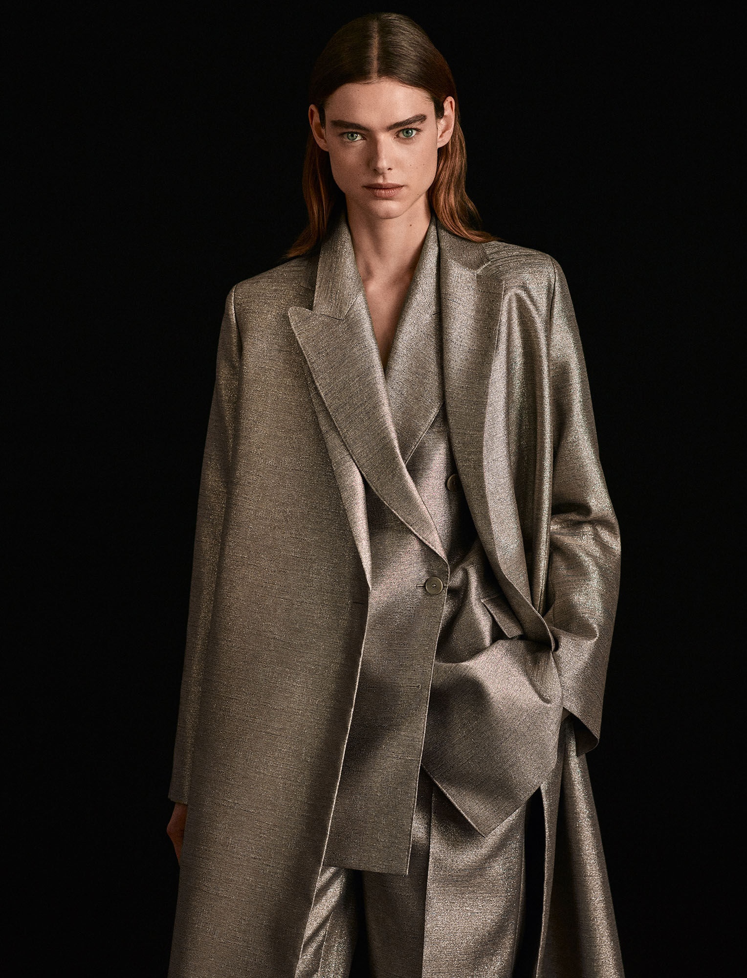 Metallic Clotilde Coat - 7