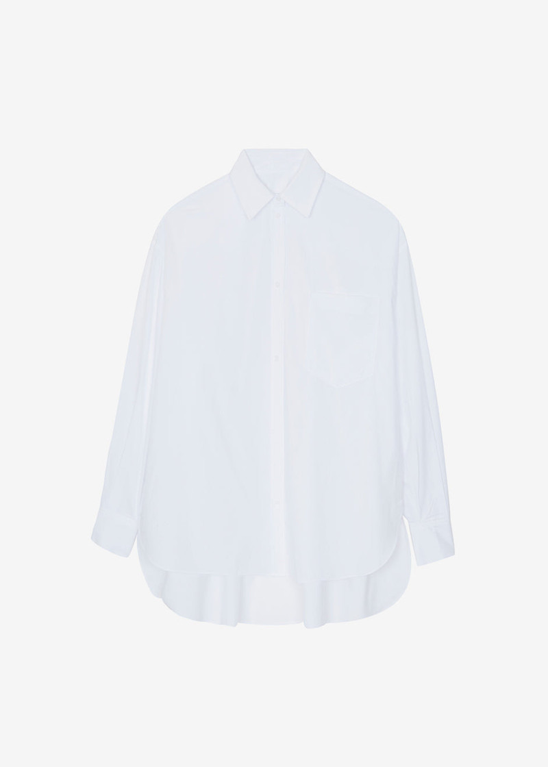 Kat Soft Oversized Shirt - White 14