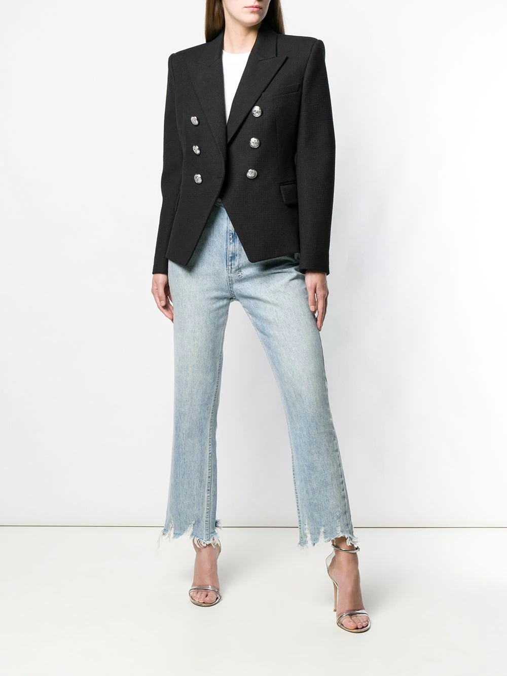 structured fit blazer - 2