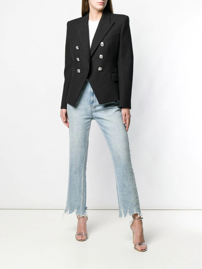 Balmain structured fit blazer outlook