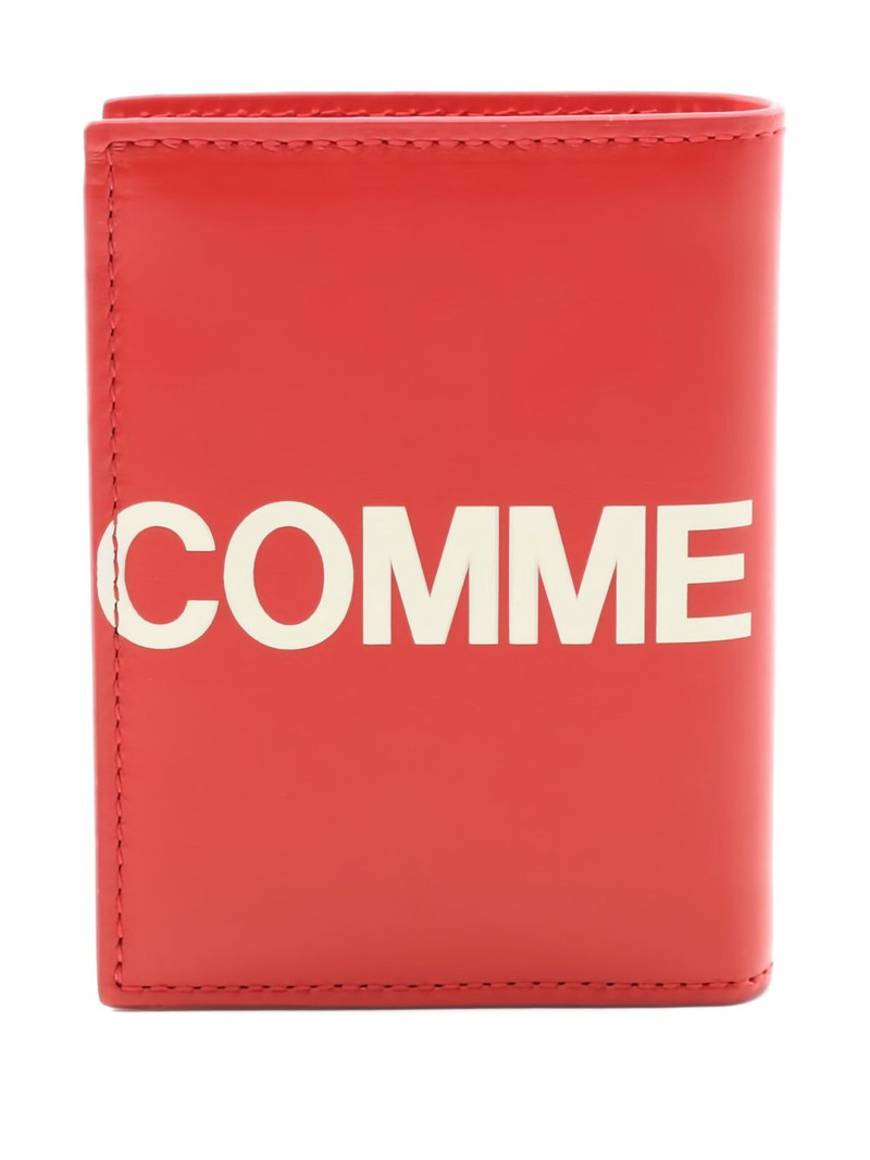 Comme Des Garçons 2020s logo-print bi-fold wallet outlook