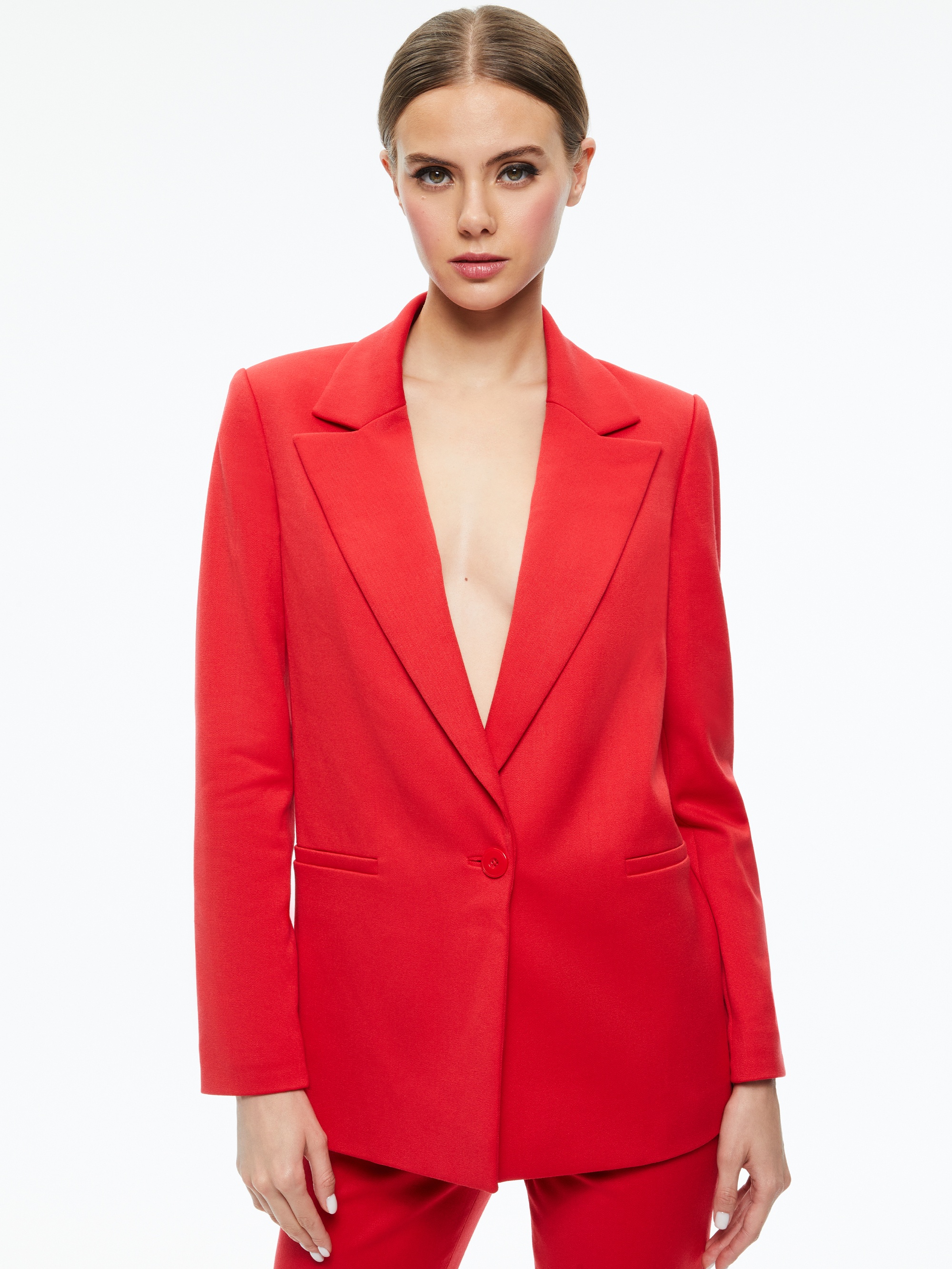 DENNY NOTCH COLLAR BOYFRIEND BLAZER - 2