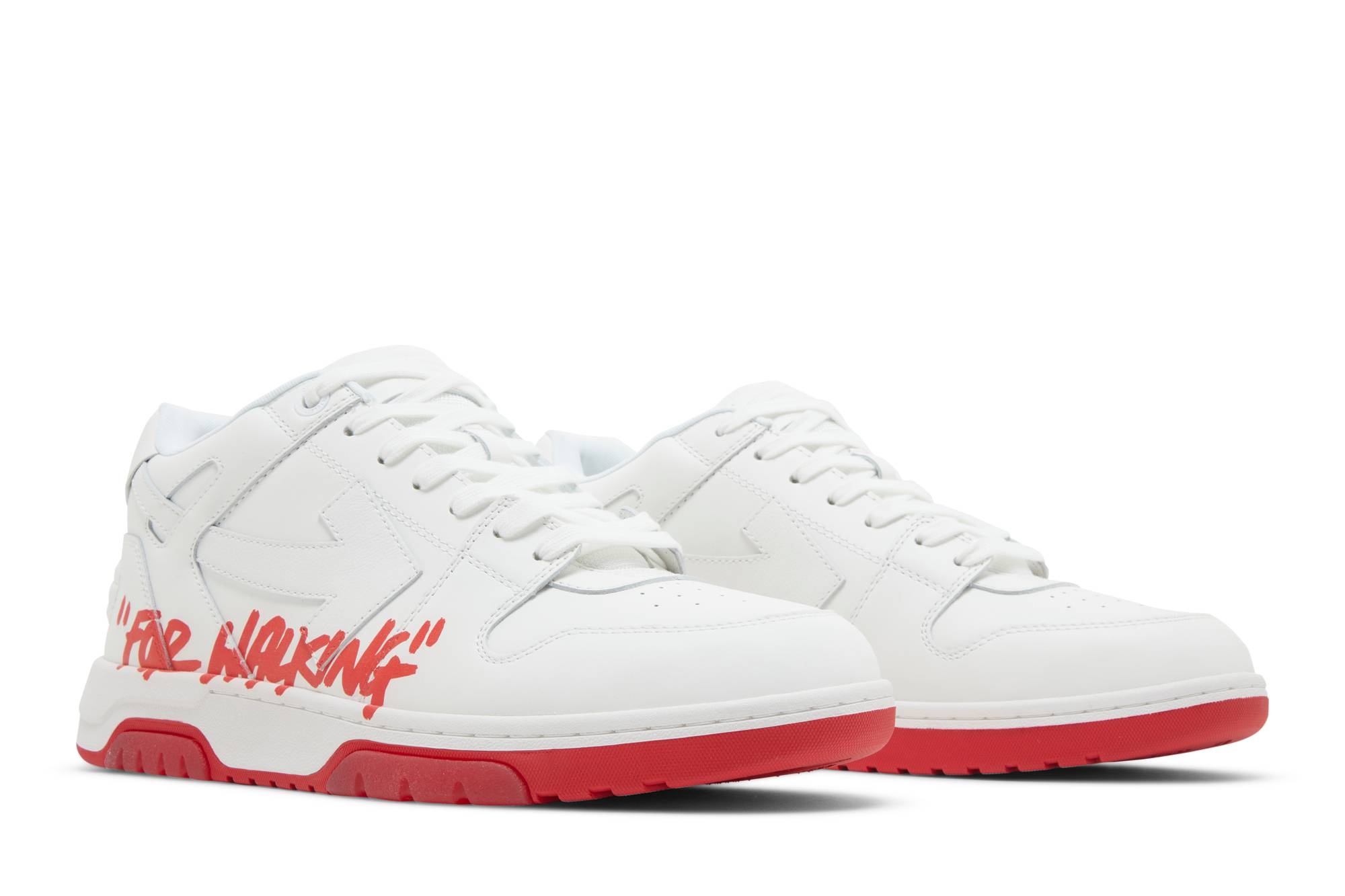 Off-White Out of Office Low 'For Walking - White Red' 2023 - 8