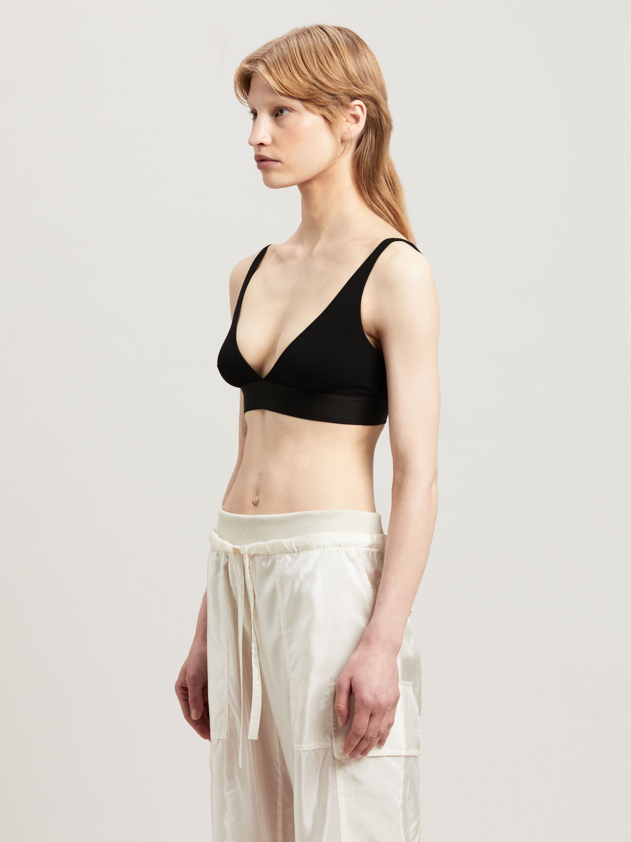 Logo Tape Triangle Bra - 4