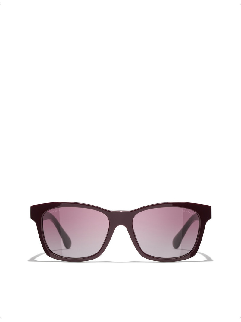 CH5484 square-frame acetate sunglasses 1