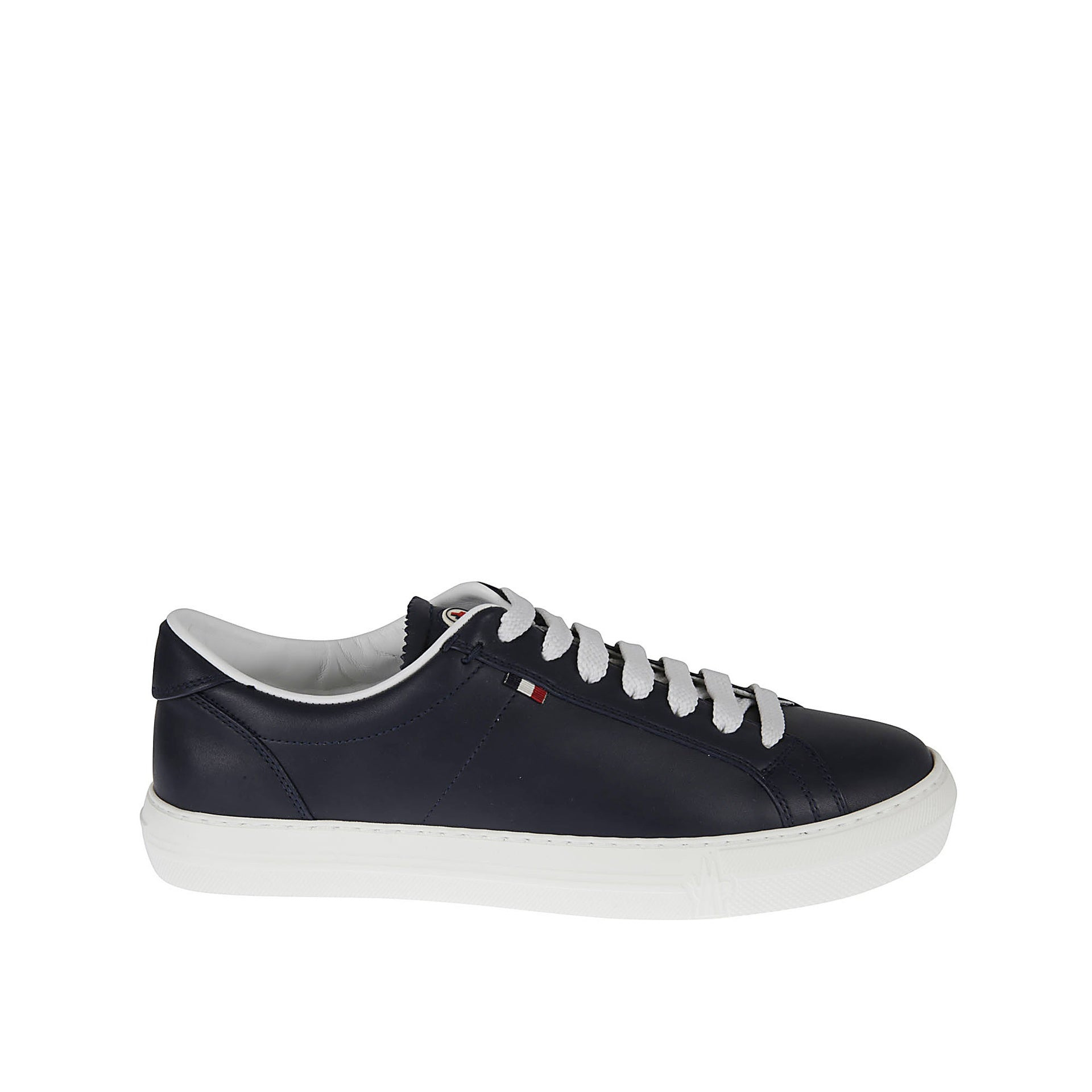 Moncler Monaco Leather Sneakers Men - 4
