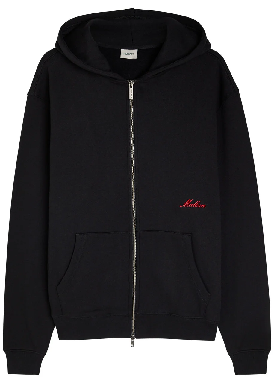 Malbon Members Logo-embroidered Cotton Sweatshirt - 1