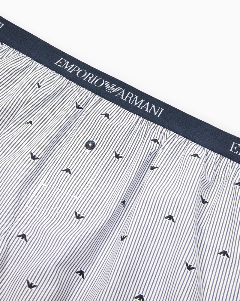 EMPORIO ARMANI JACQUARD BOXERS WITH ALL-OVER PATTERN outlook