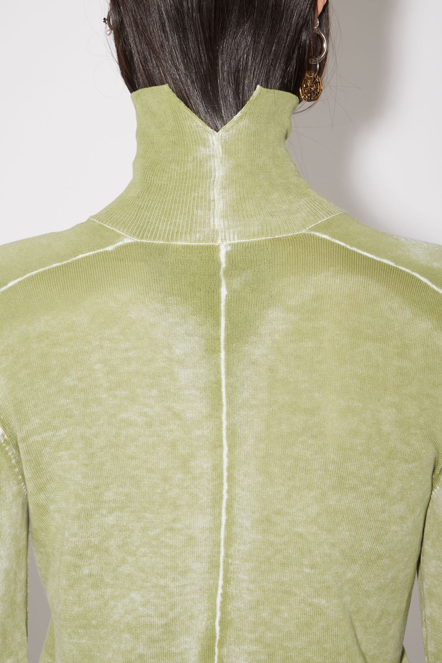 Turtleneck sweater - Apple green - 6