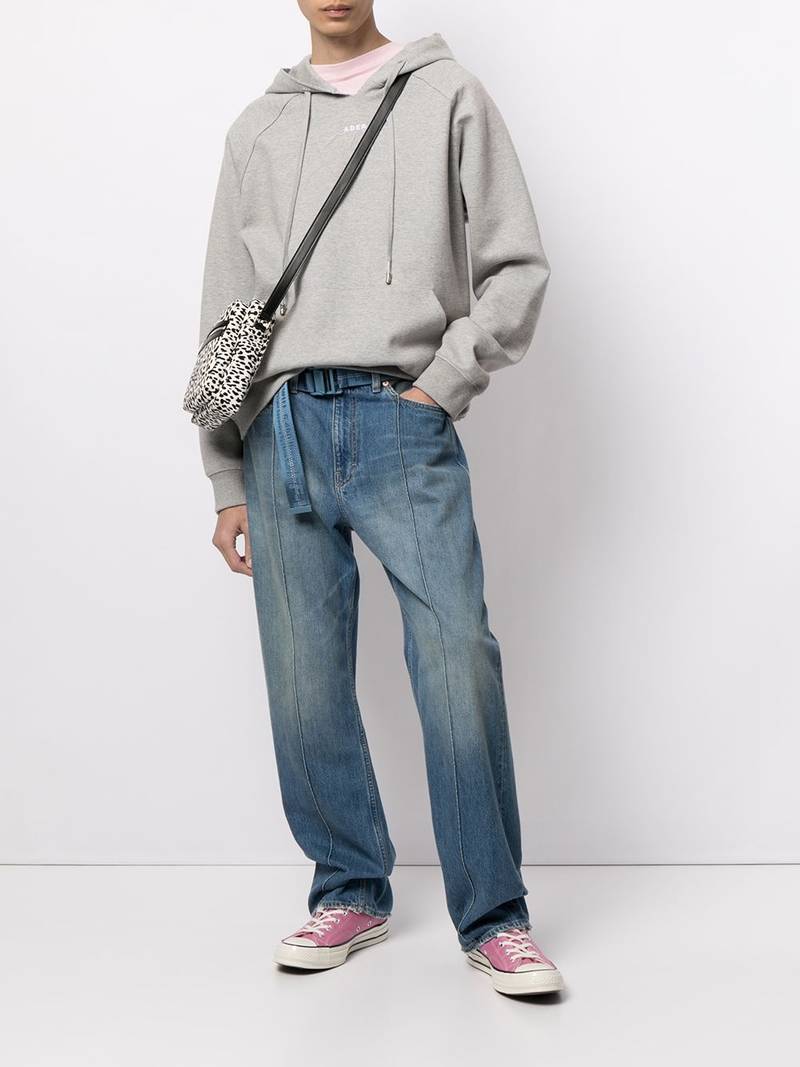 ADER error logo-embroidered hoodie outlook