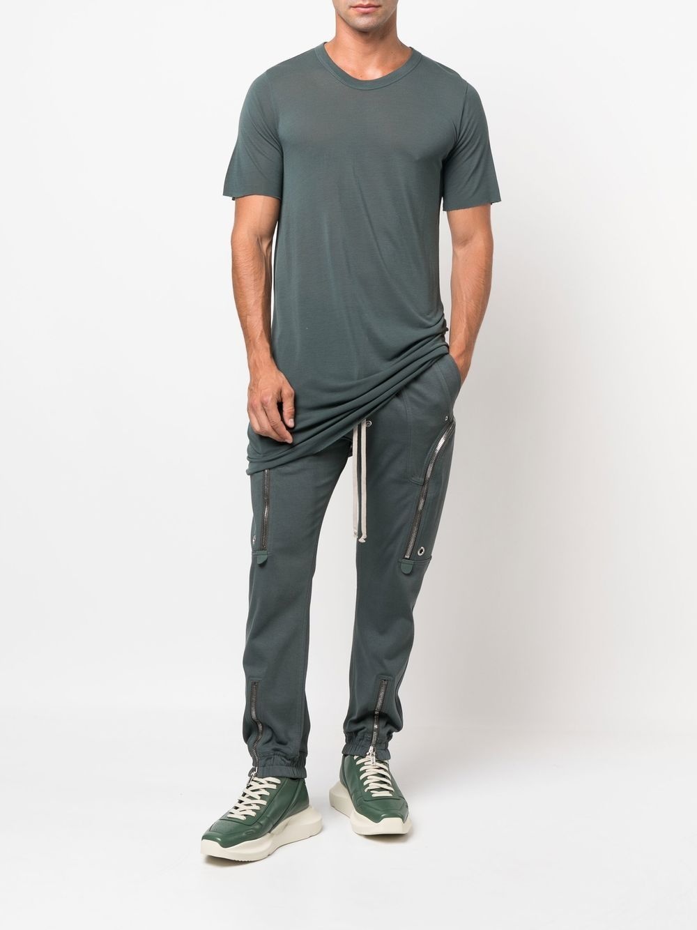 longline raw-hem T-shirt - 2