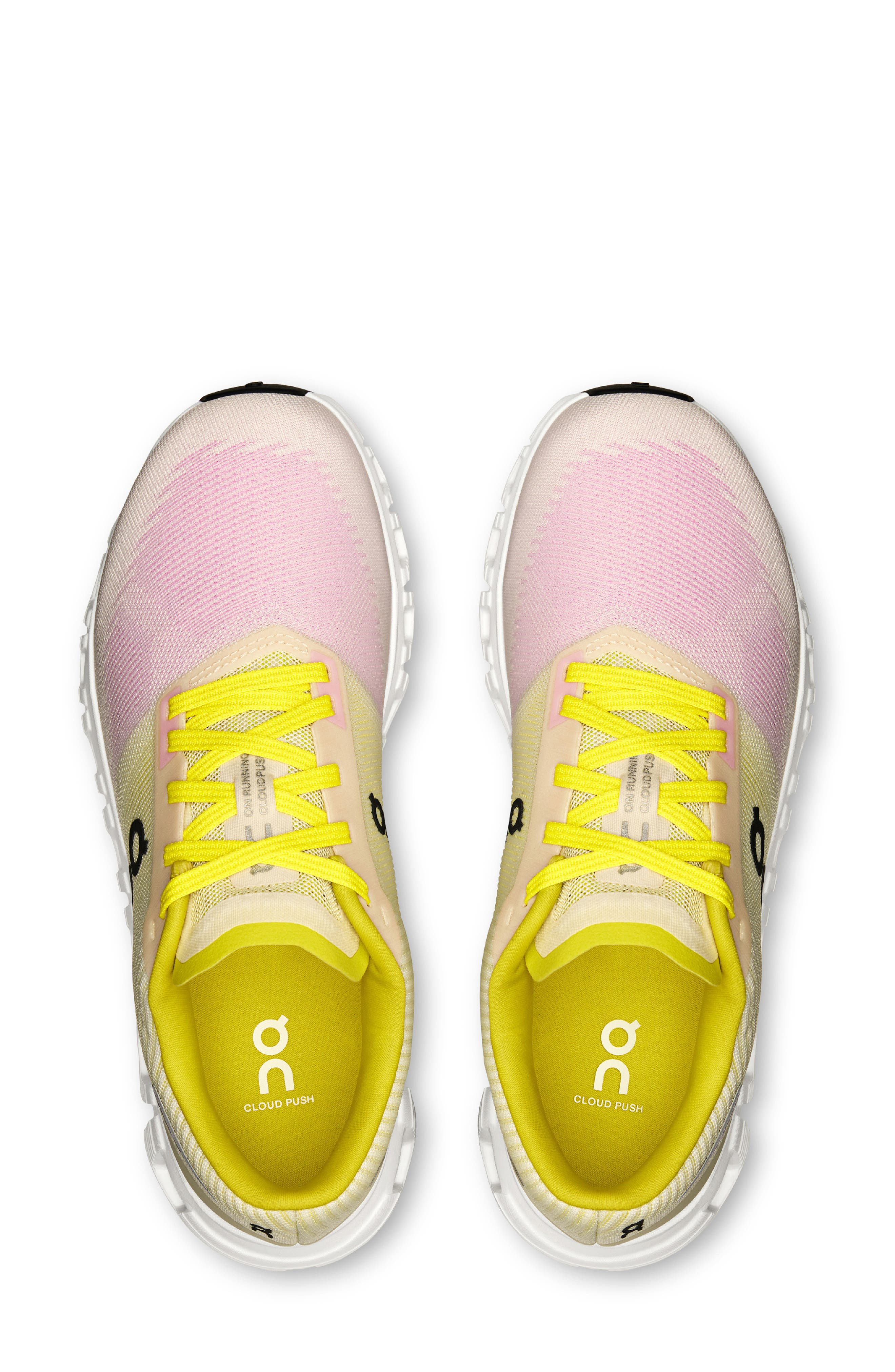 On Cloud 6 Push Sneaker in Petal/Lime at Nordstrom - 3