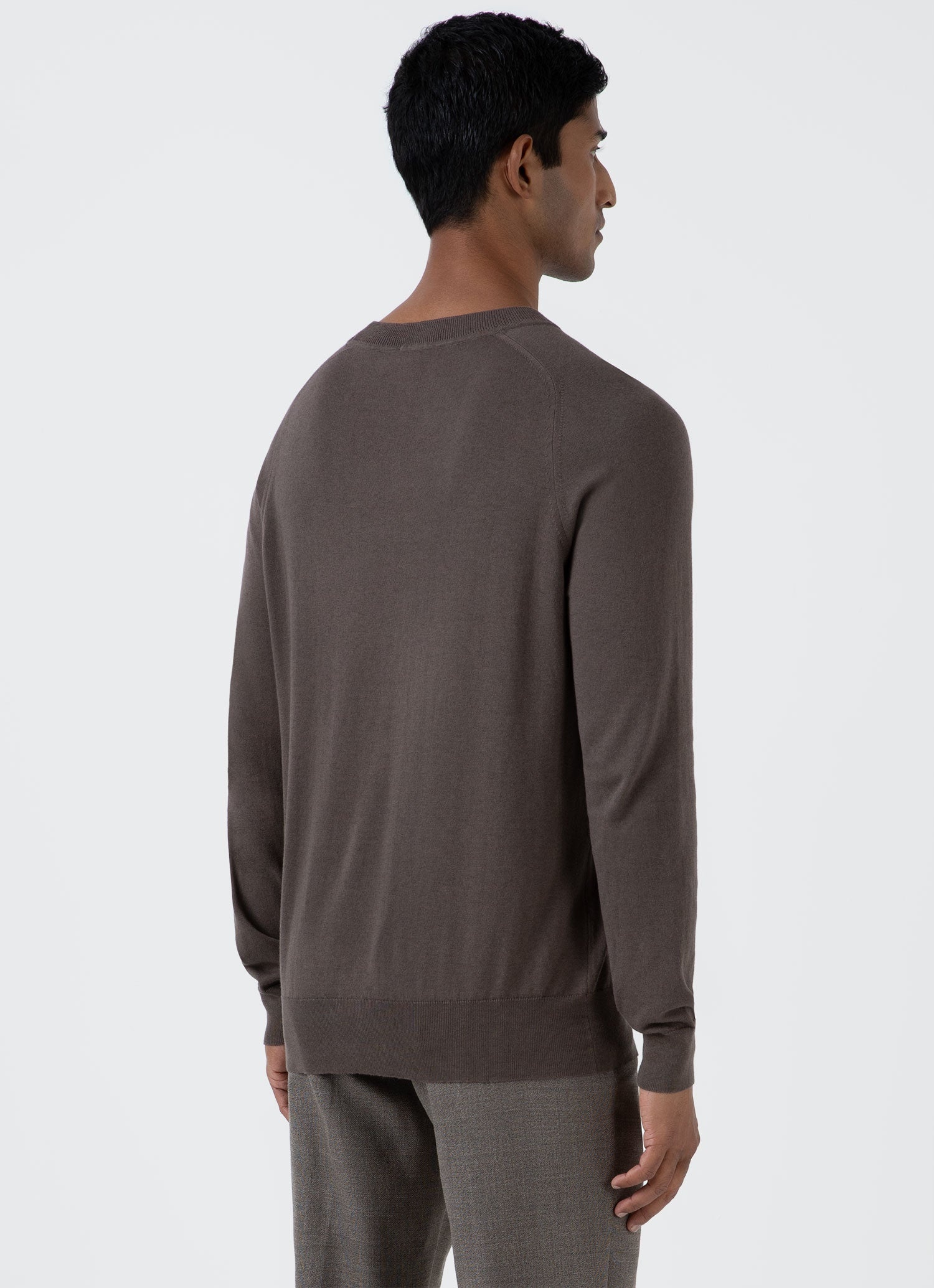 Sea Island Cashmere Crew Neck Jumper - 5