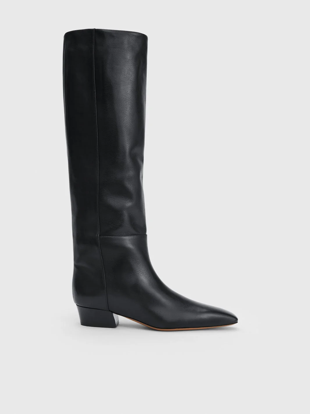 Erve Black Leather Knee high boots - 1