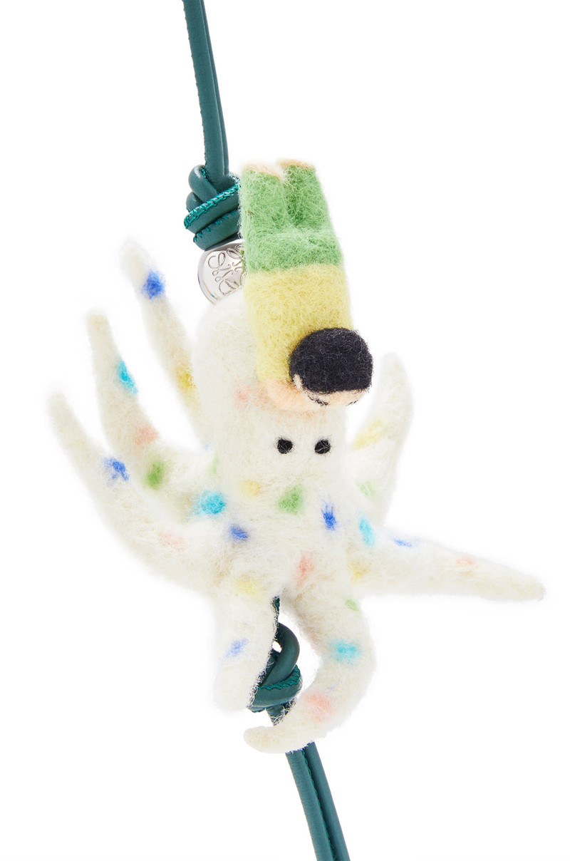 Loewe Kid with Octopus charm in felt and calfskin outlook