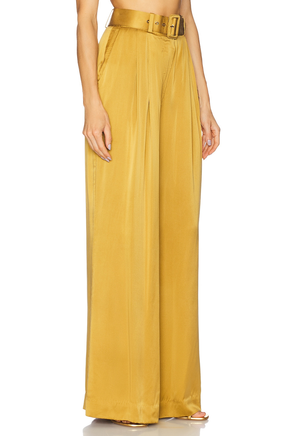 Silk Tuck Pant - 2