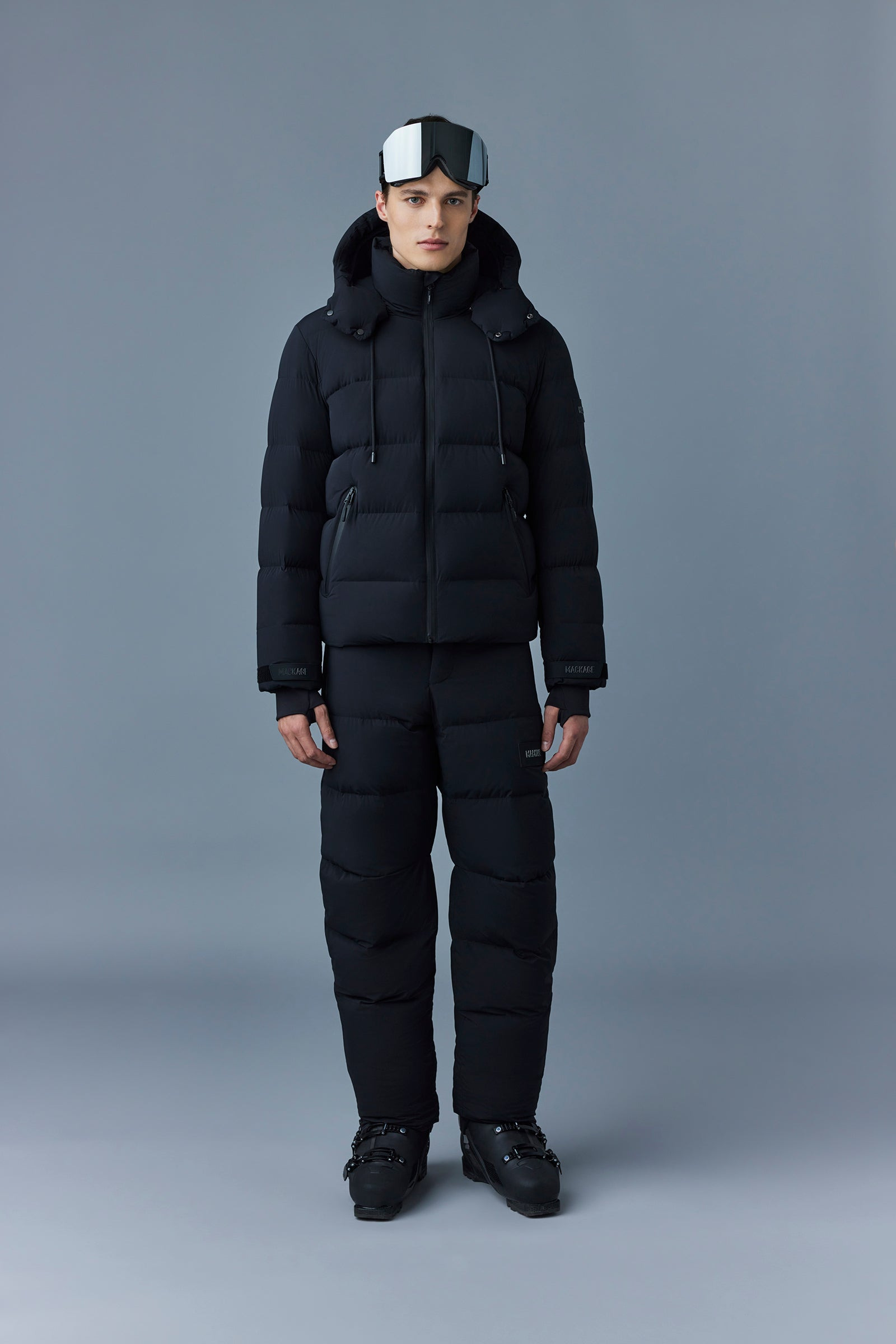 SAMUEL-SKI Medium down jacket with hood - 2