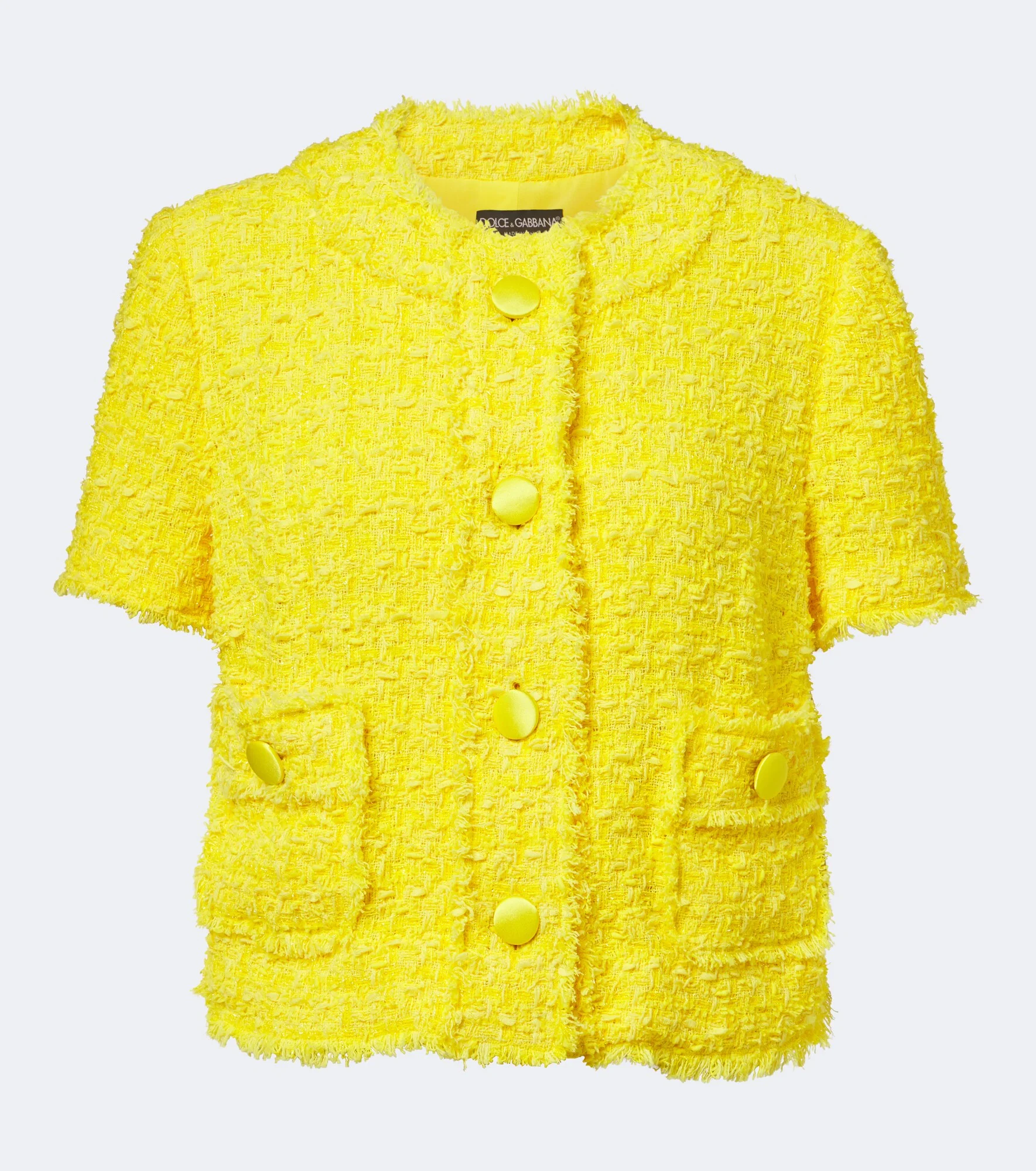 Cotton-blend tweet jacket - 1