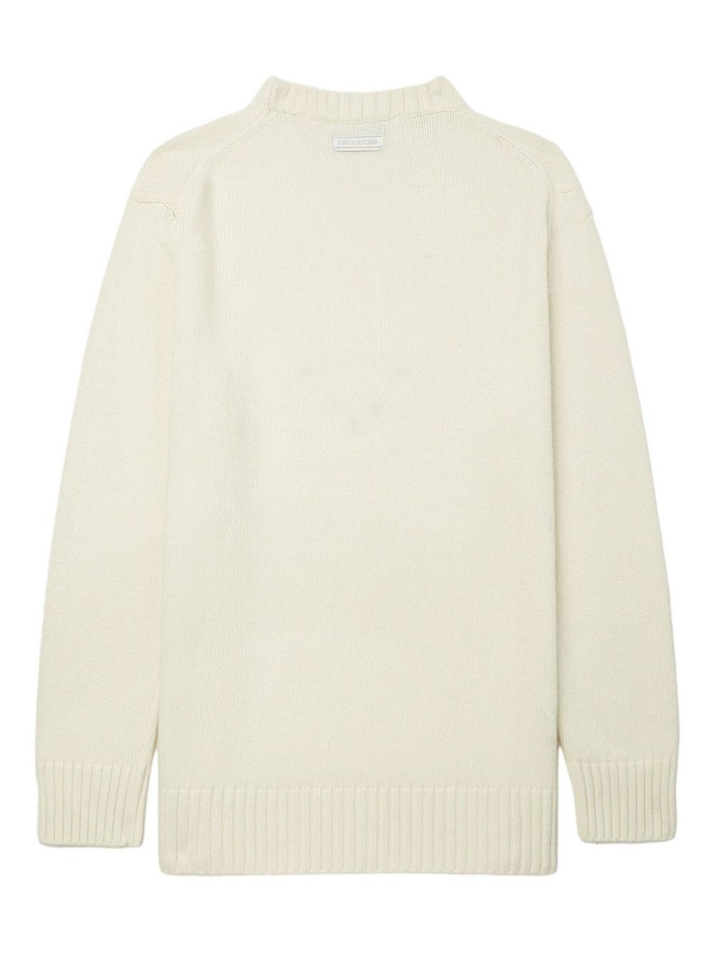 bear-embroidered crew-neck sweater 5