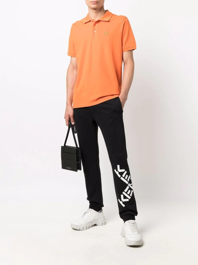 KENZO Tiger patch polo shirt outlook