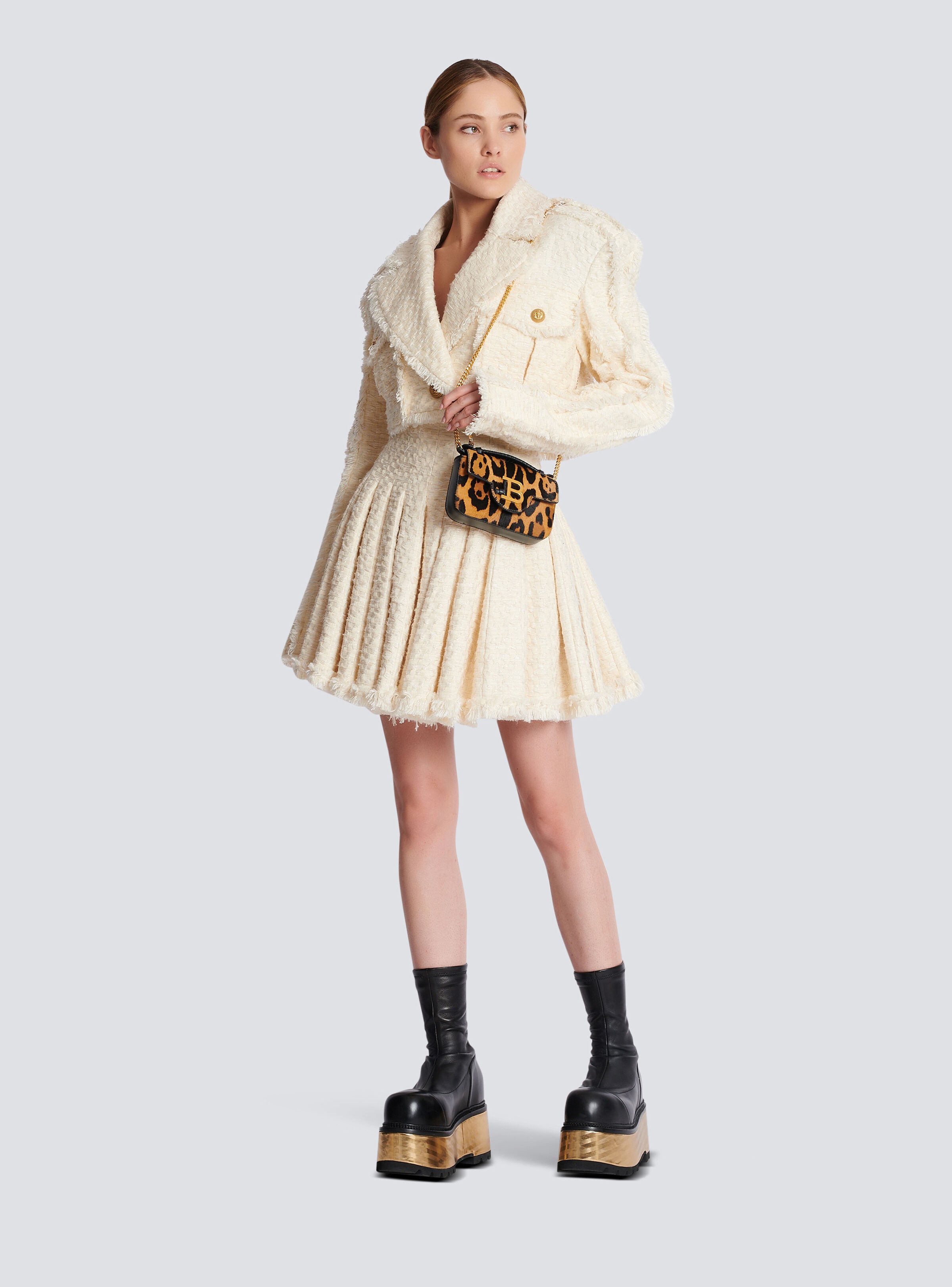Leopard-effect B-Buzz mini bag - 2