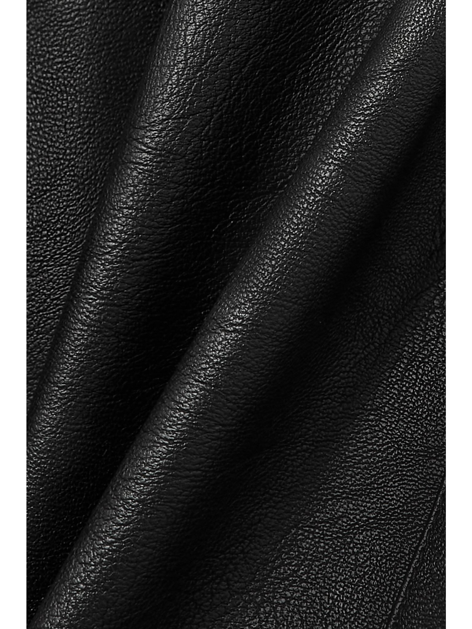 + NET SUSTAIN vegetarian leather straight-leg pants Black - 5