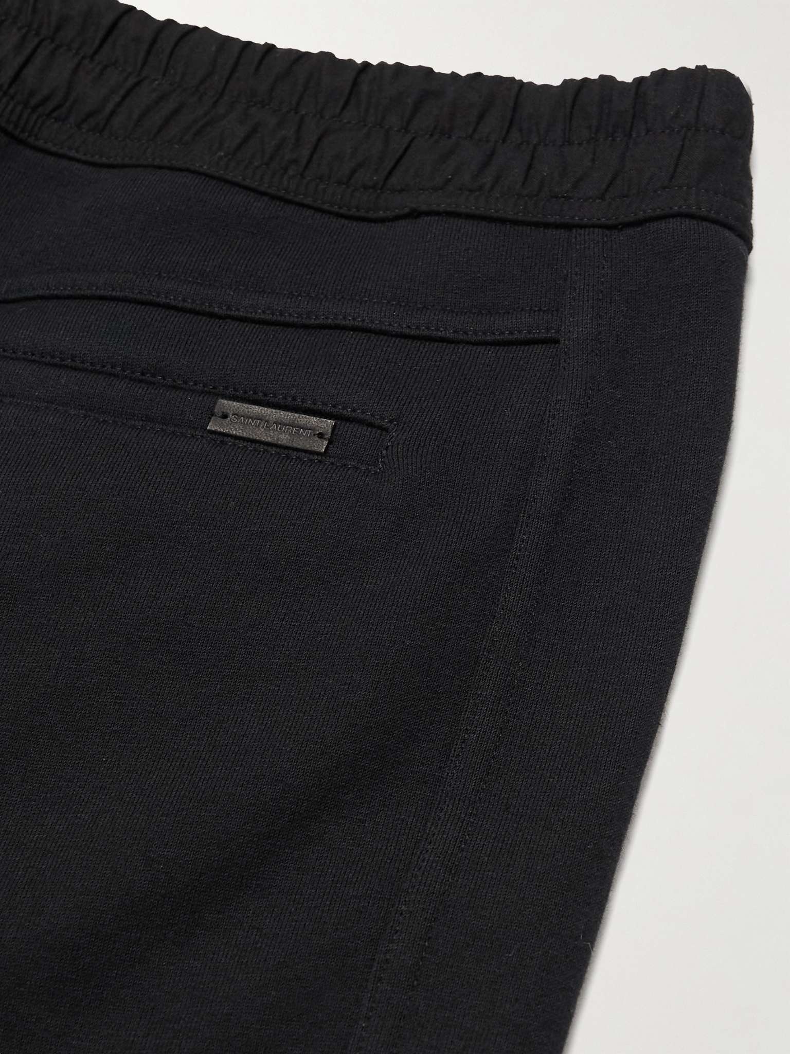 Tapered Logo-Embroidered Cotton-Jersey Sweatpants - 5