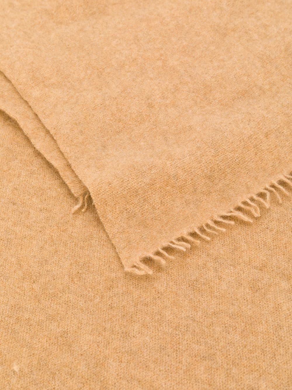 frayed-hem cashmere scarf - 3