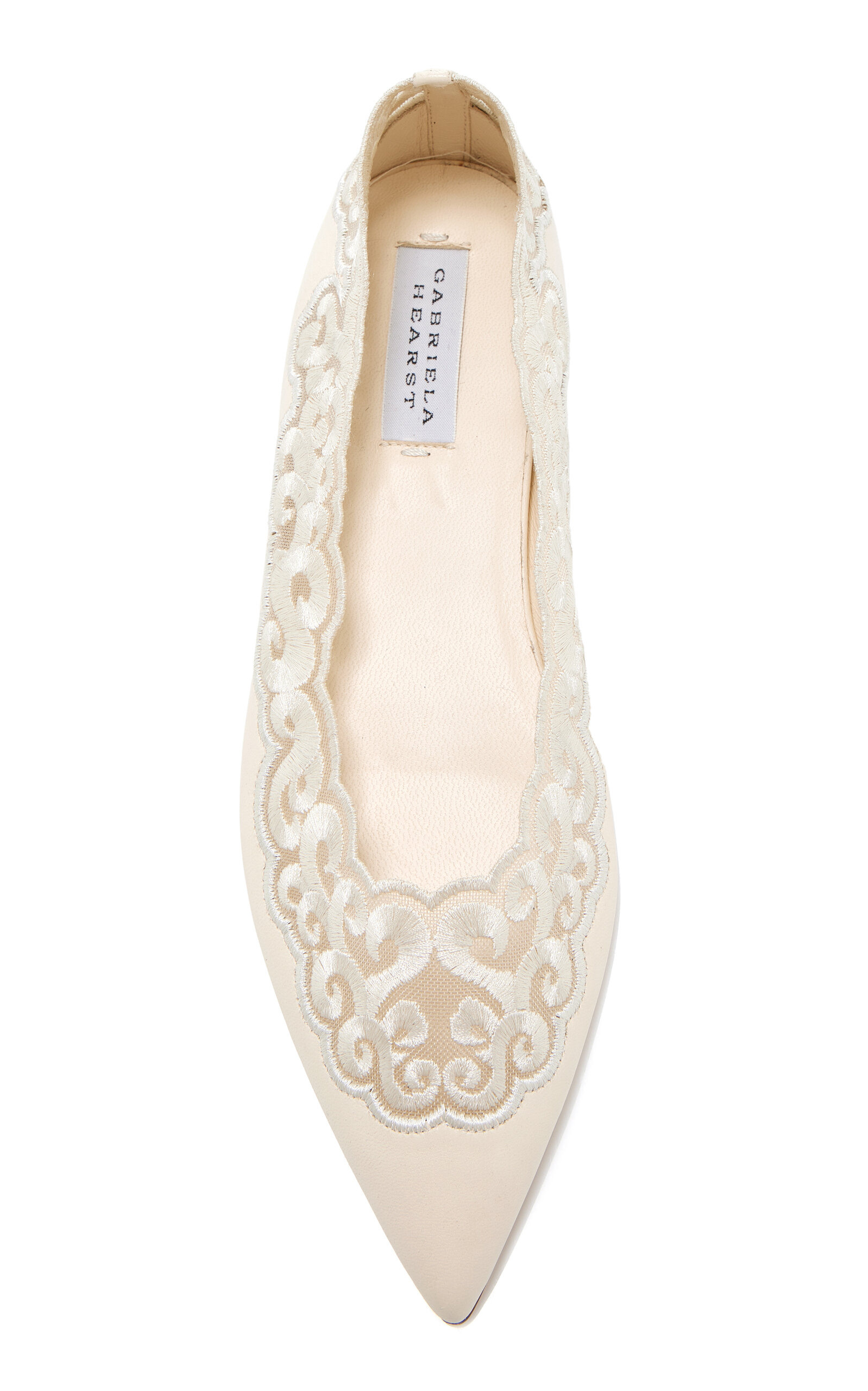 Ziva Leather Flats white - 3