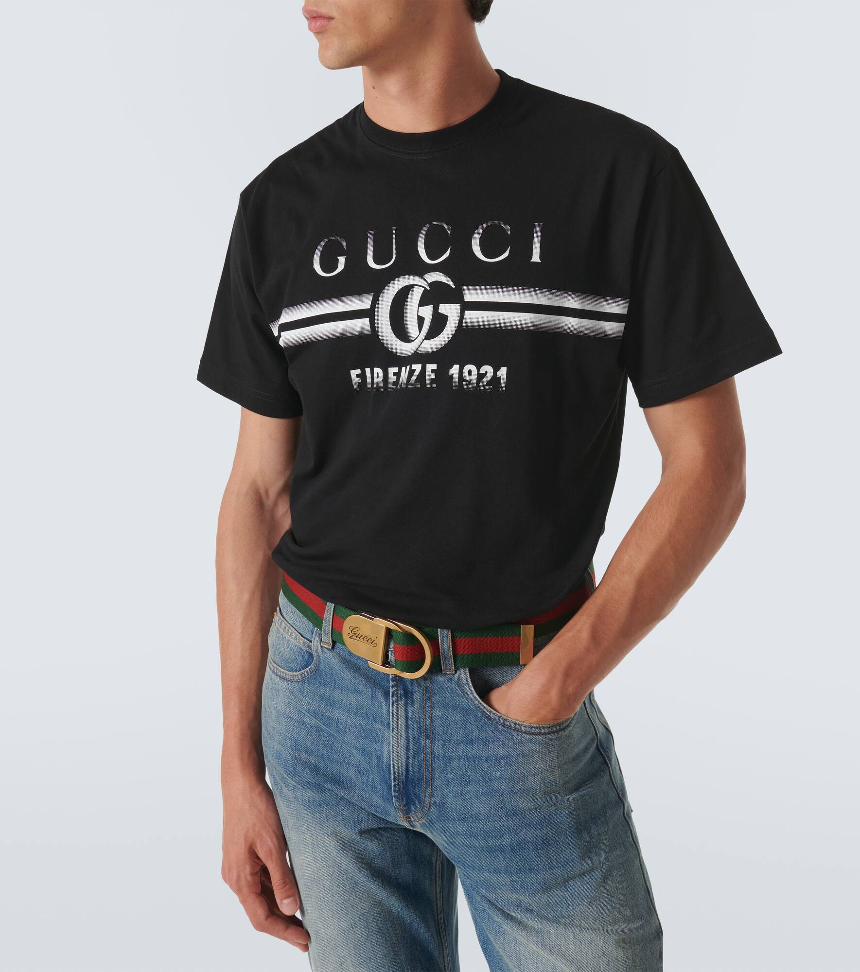 Logo cotton jersey T-shirt - 5
