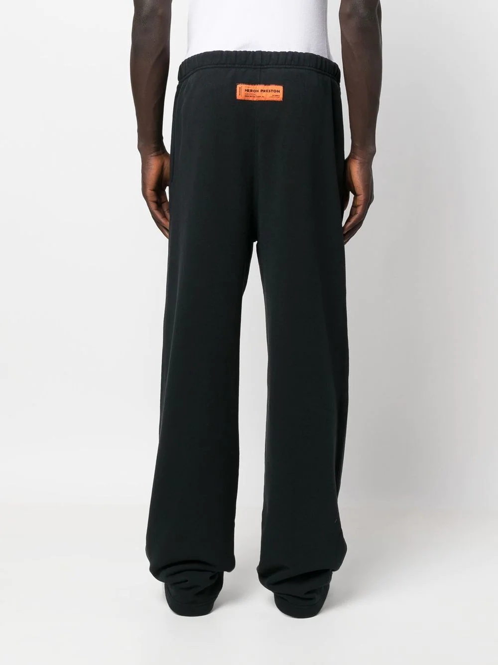 logo-patch wide-leg track pants - 4