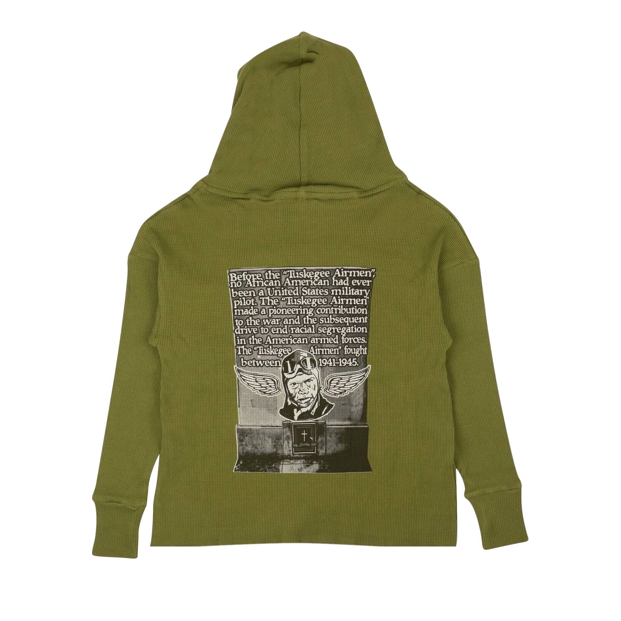 Who Decides War x Barriers NY Tuskegee Hoodie 'Green' - 2