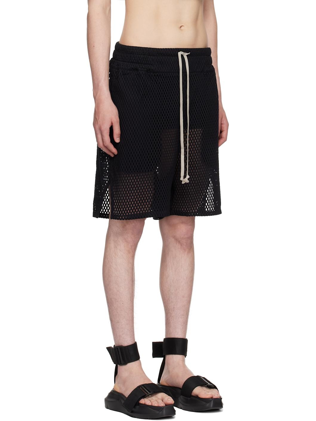 Black Champion Edition Mesh Shorts - 2