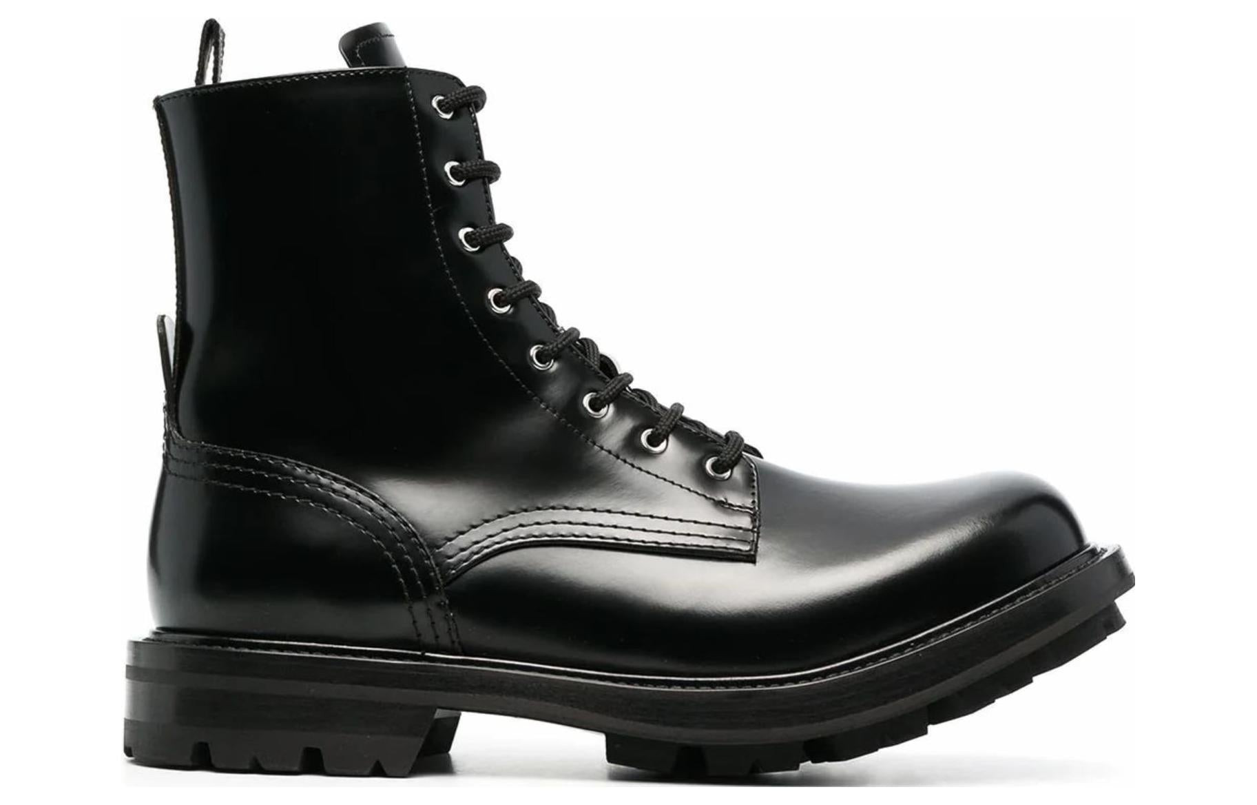 Alexander McQueen Worker Boot 'Black' 651621WHZ801000 - 2