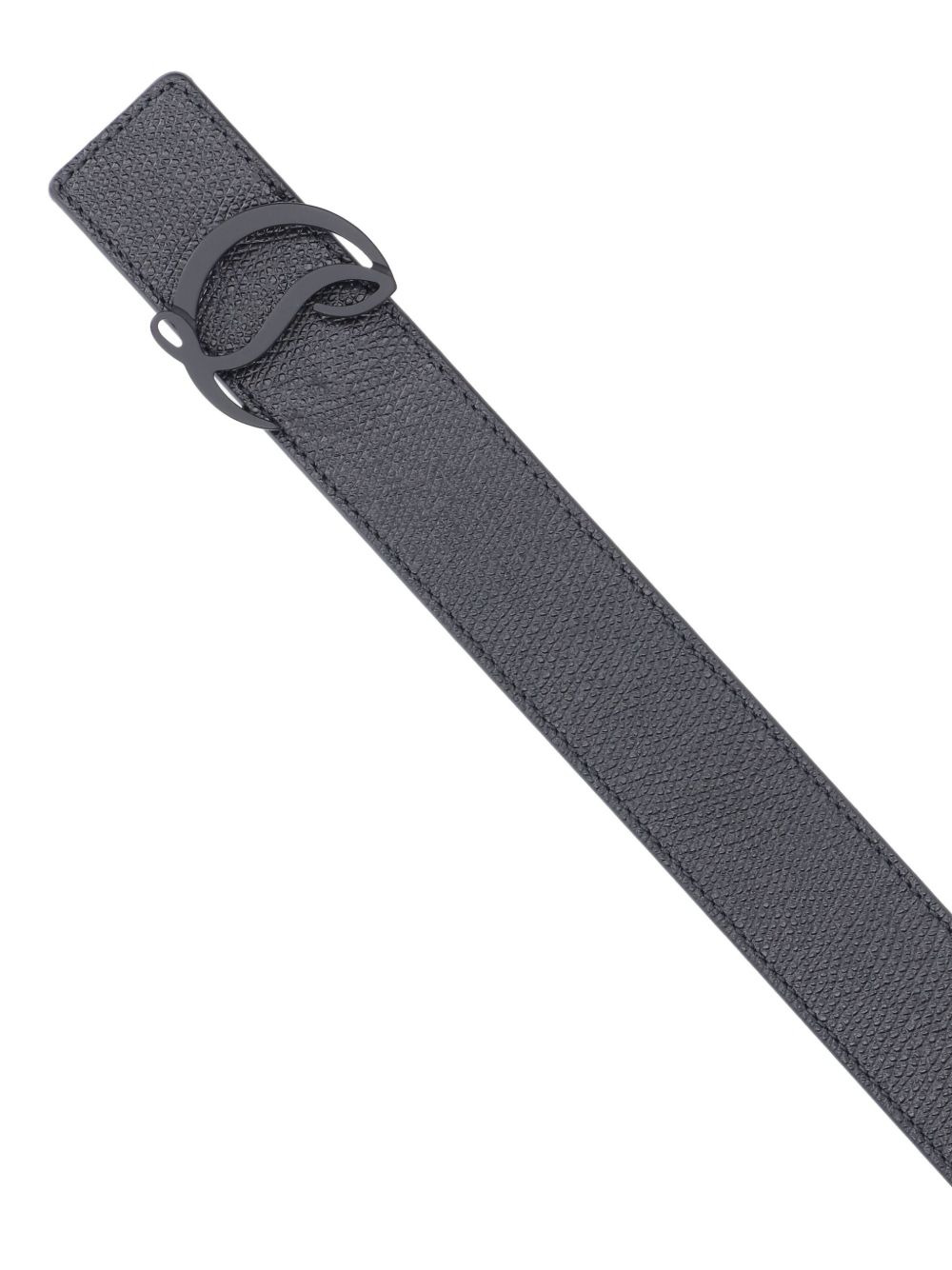 Mooncrest leather belt - 2