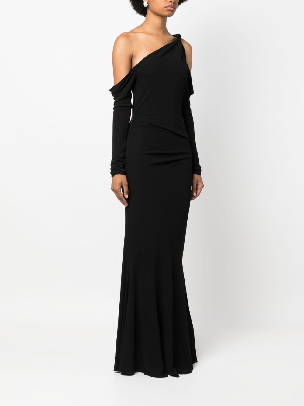 one-shoulder maxi dress - 3