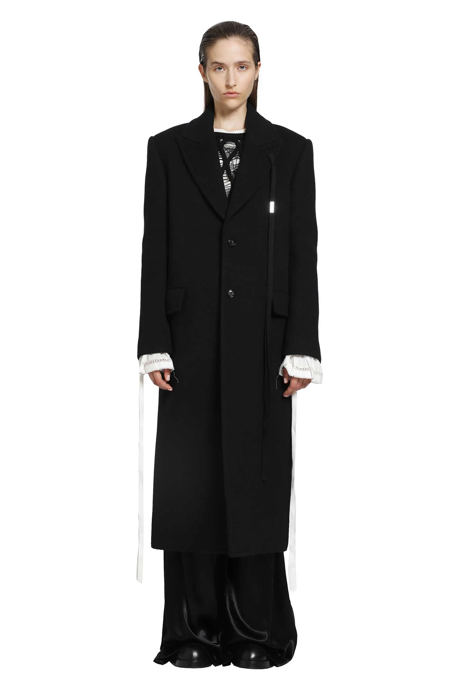 Aldina Beaver Wool Coat - 1