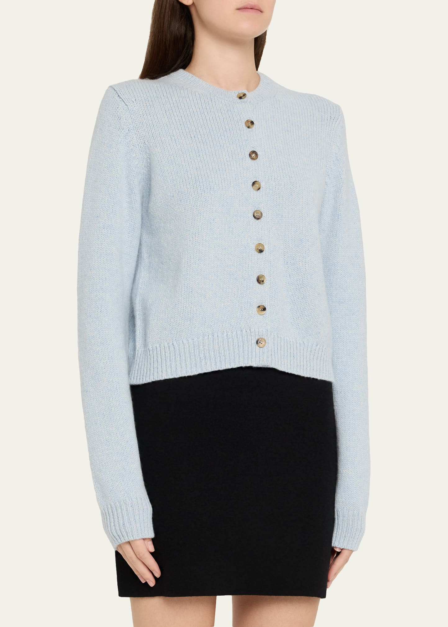 Everheart Cashmere Crewneck Cardigan - 4