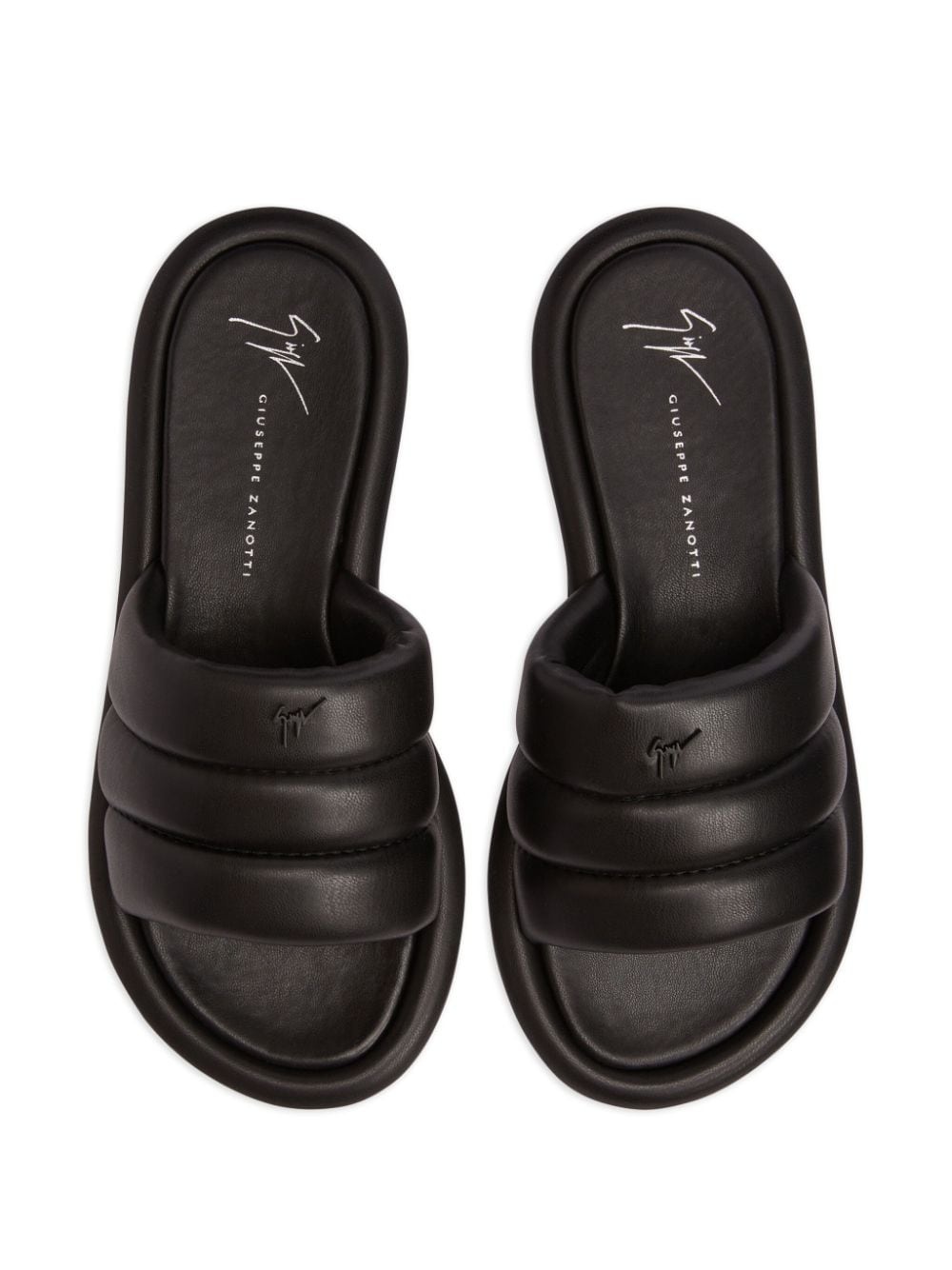 Harmande leather slides - 4