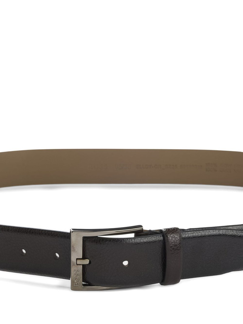 BOSS textured buckle belt outlook