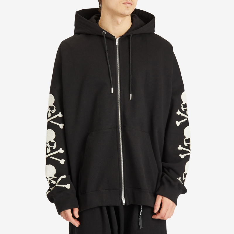 MASTERMIND WORLD MASTERMIND WORLD Patch Zip-Up Hoodie outlook