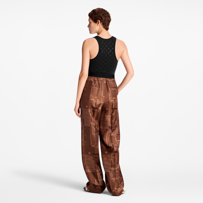 Trunk Print Wide-Leg Pants 3