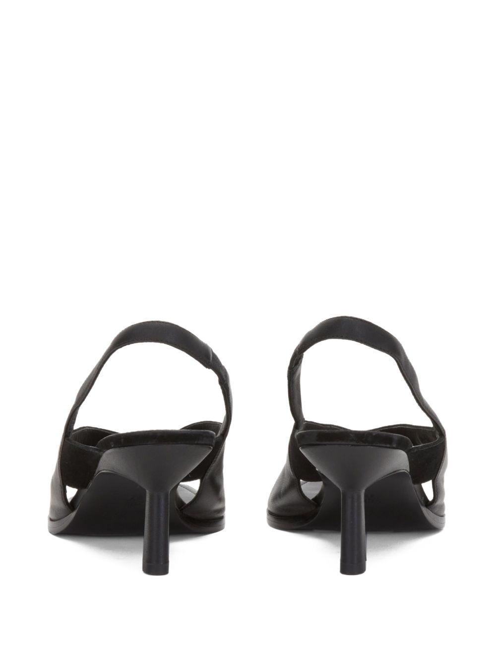 68mm slingback leather sandals - 3