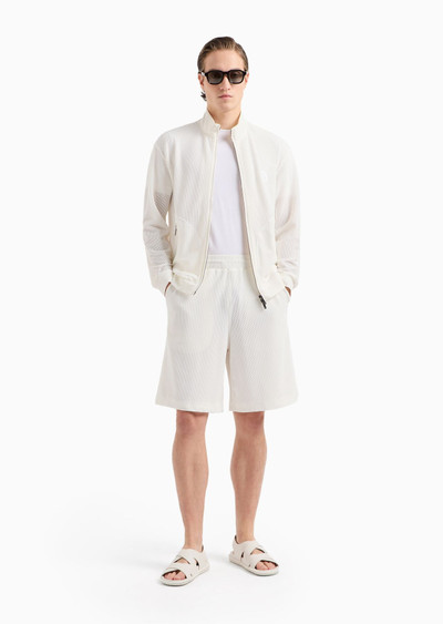 GIORGIO ARMANI Stretch-jersey Bermuda shorts outlook