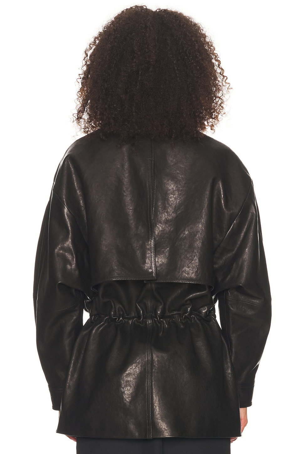 The Peplum Leather Moto Jacket - 4