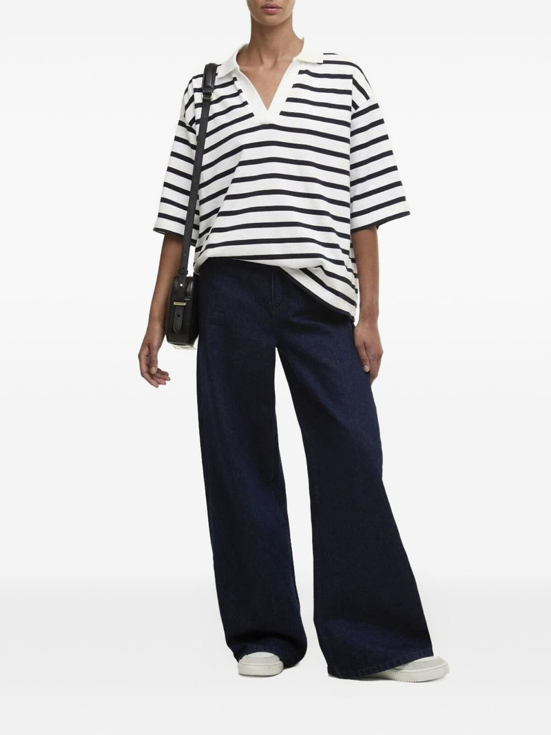 Barbour Inez striped V-neck T-shirt outlook