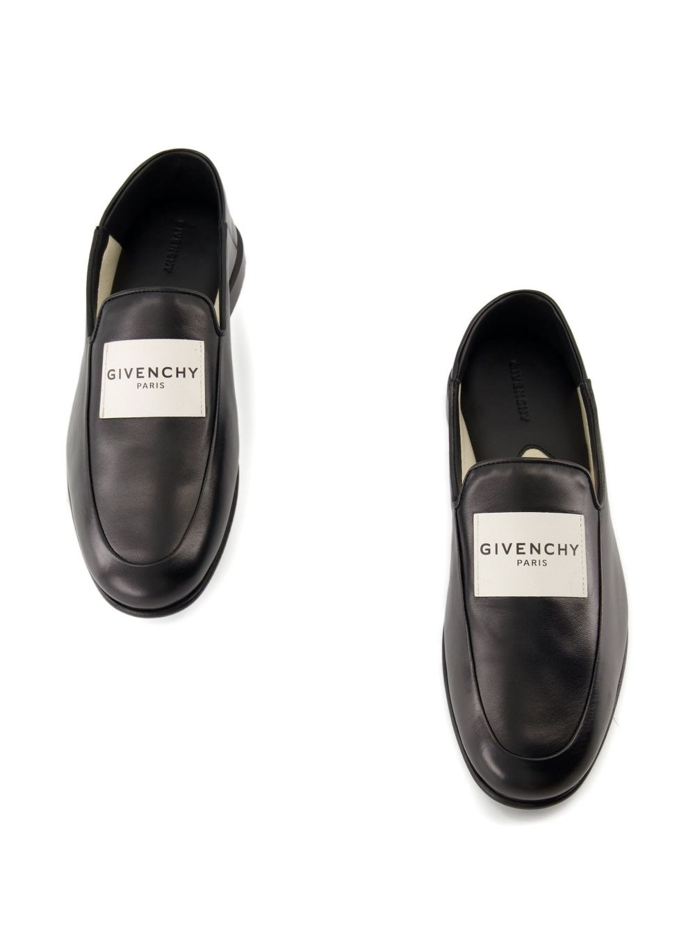 label-plaque loafers - 3